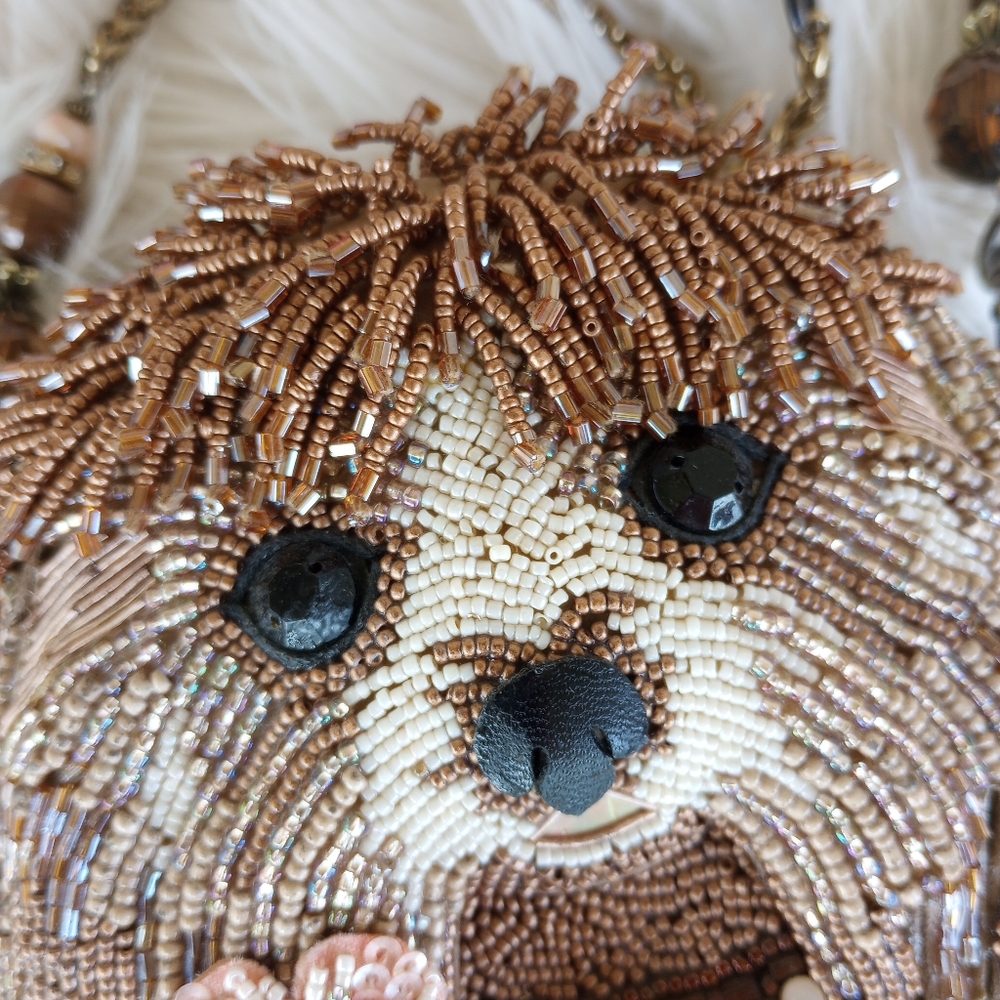 Mary Frances Rezzy Beaded Havanese Dog Novelty Bag - Picture 2 of 15